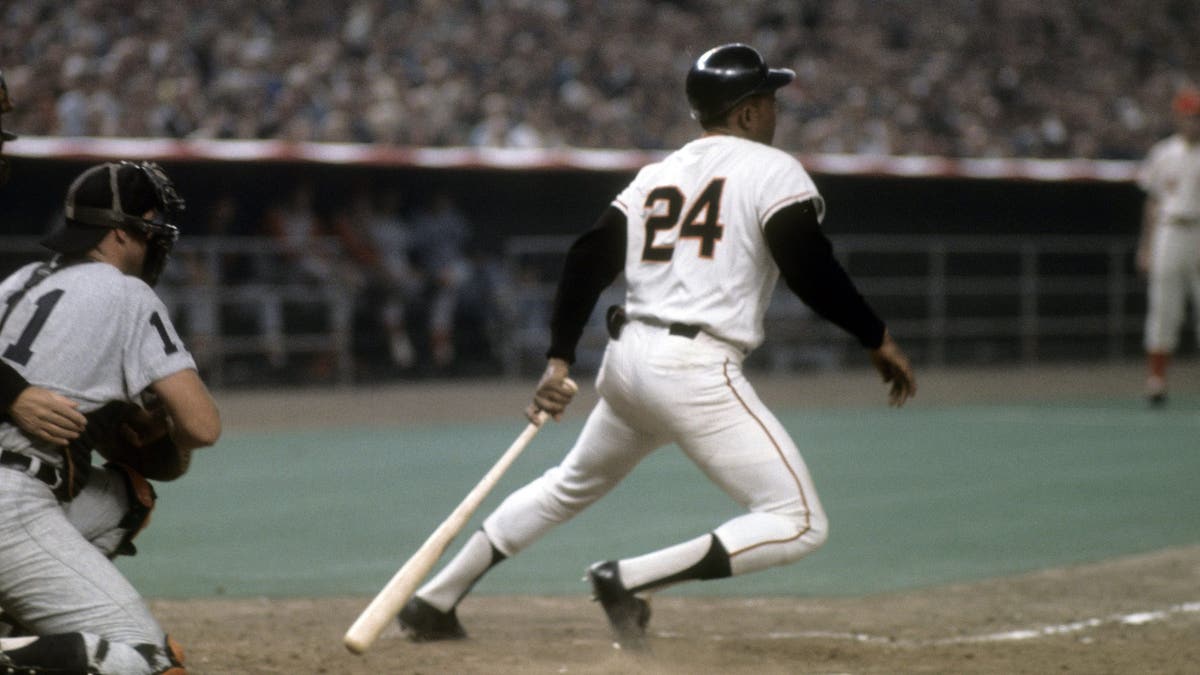 Willie Mays was a two-time National League MVP Award winner. (Photo by Focus on Sport/Getty Images)