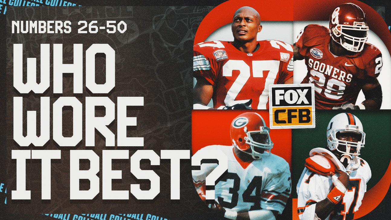 Who Wore It Best? Greatest College Football Players by Jersey Number, 26-50