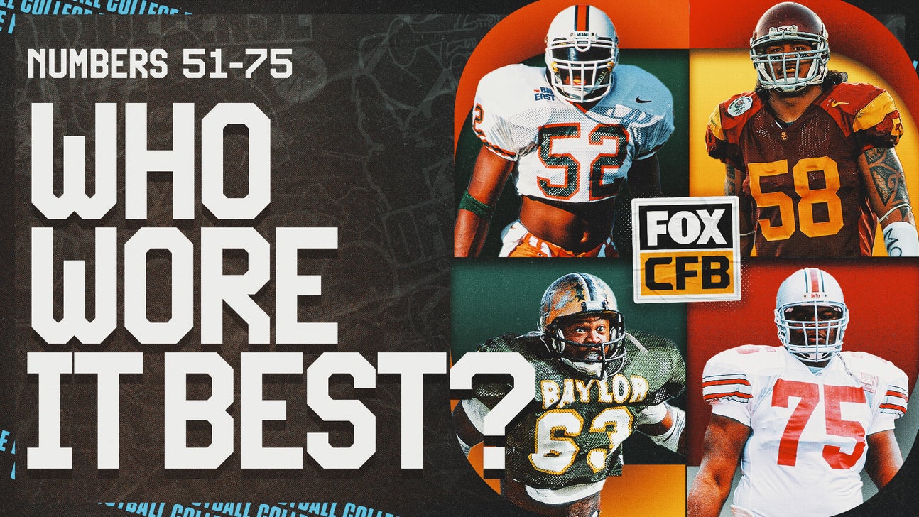 Who Wore It Best? Greatest College Football Players by Jersey Number, 51-75