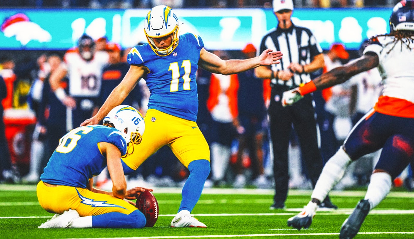 NFL kicker Cameron Dicker in action.
