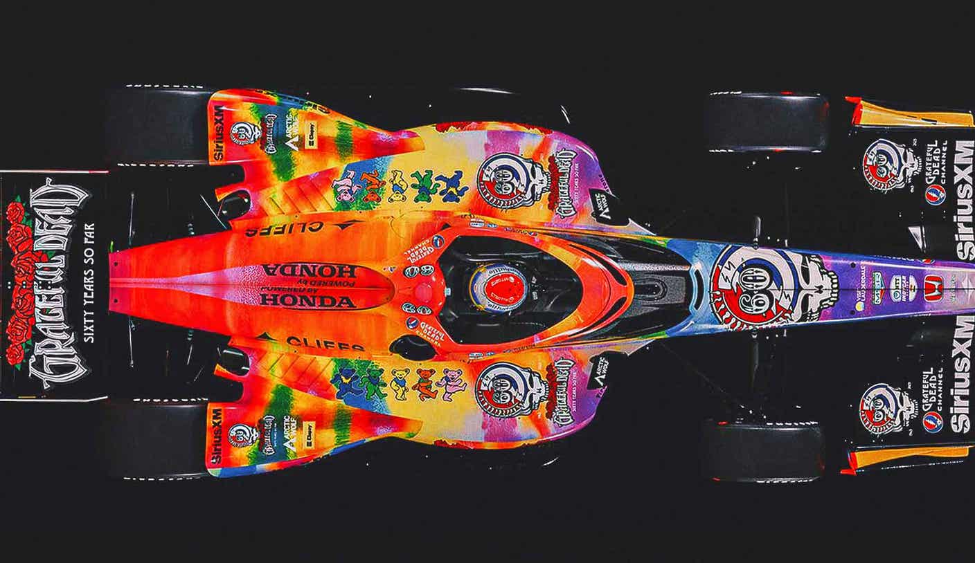 Long Strange Drive: Felix Rosenqvist to Sport Grateful Dead Livery