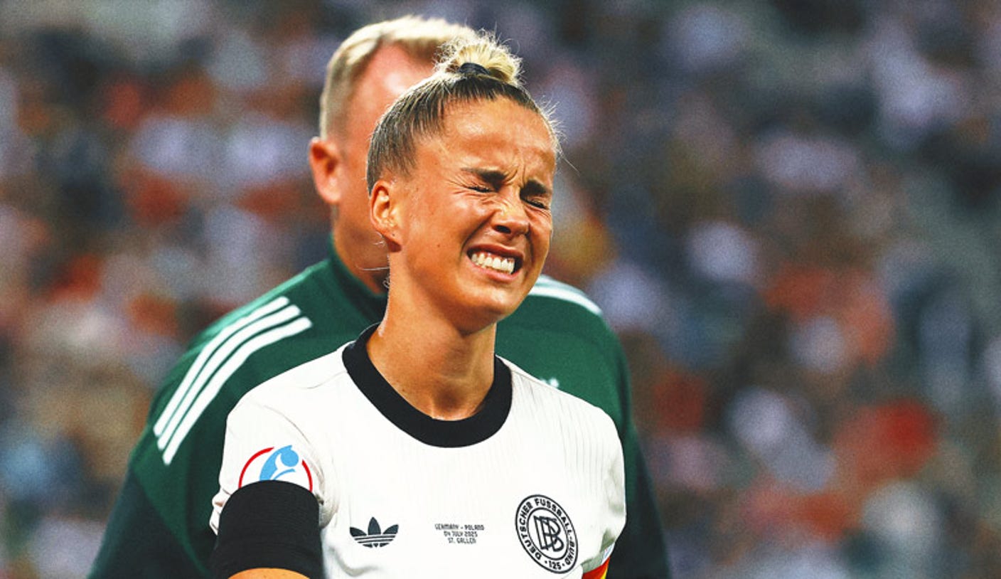 Germany Captain Giulia Gwinn to Miss Rest of Euro 2025 With Knee Injury