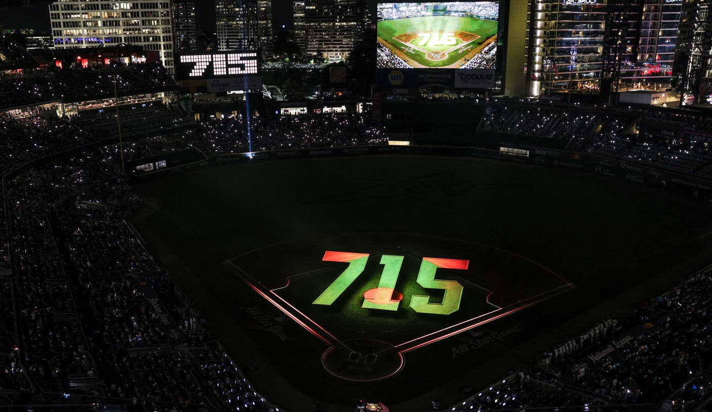 MLB All-Star Game: Henry Aaron Honored With Recreation of 715th Homer