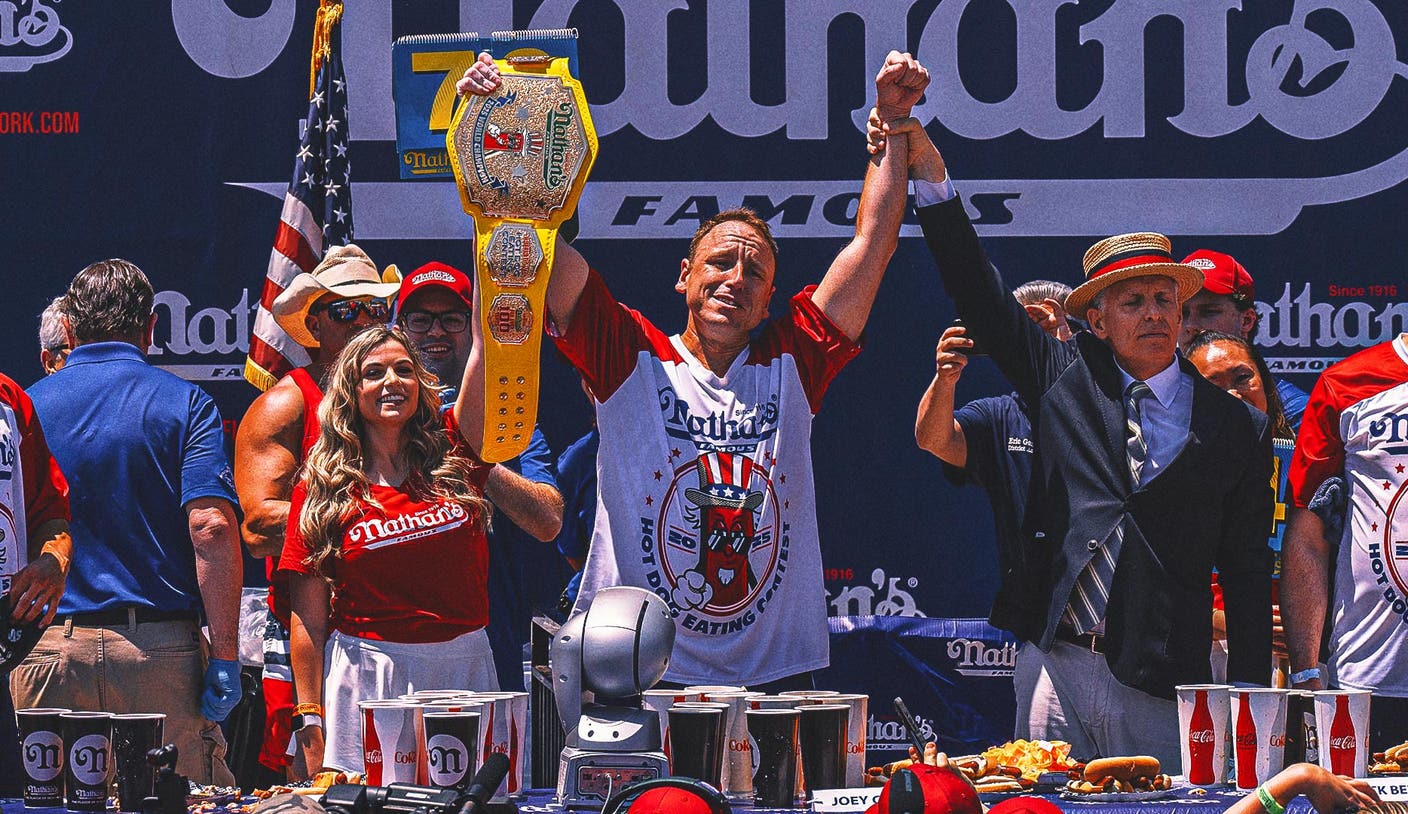Joey Chestnut Wins 2025 Nathan's Hot Dog Eating Contest, Claims 17th Title