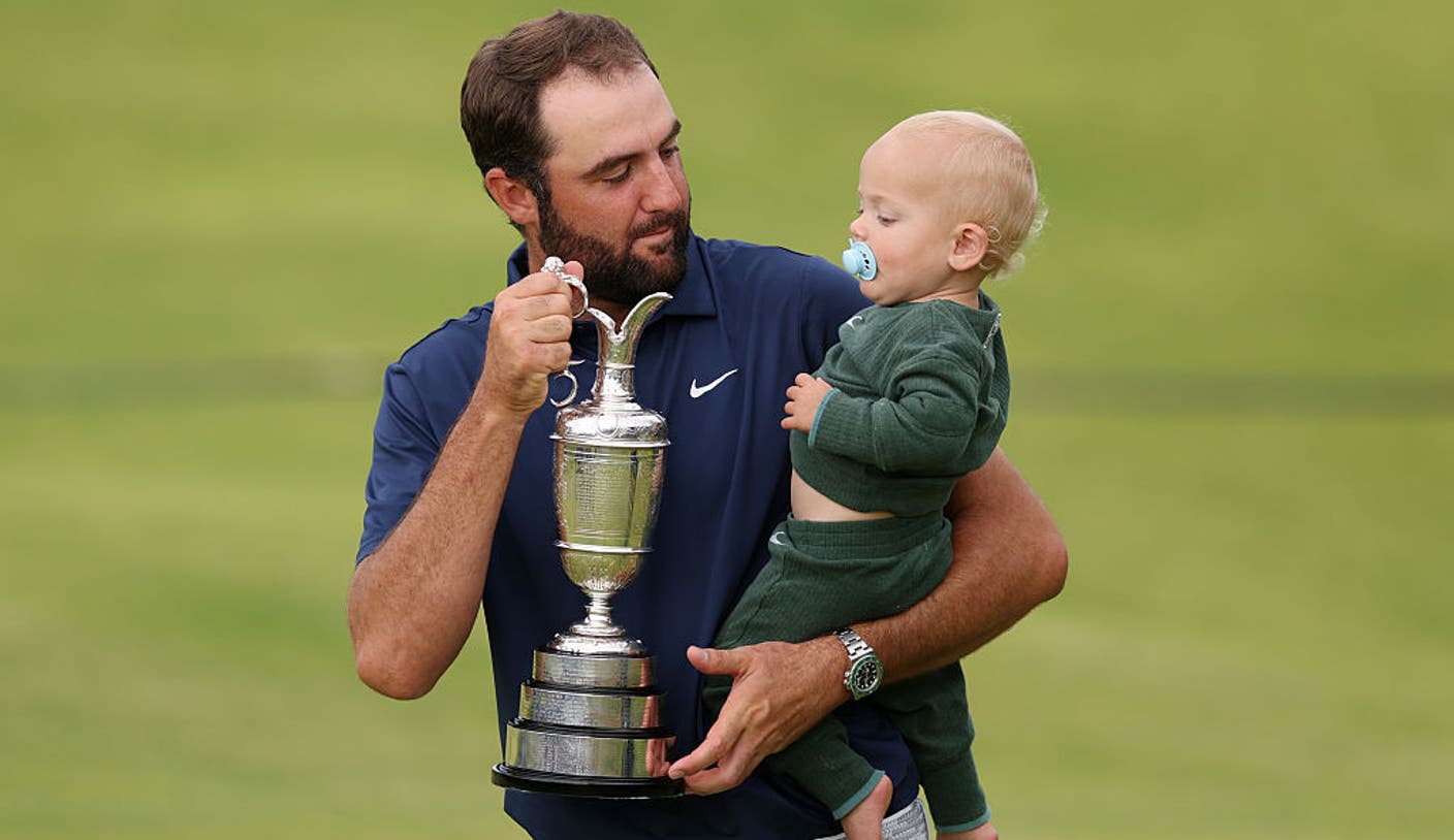 Scottie Scheffler winning the 2025 Open Championship