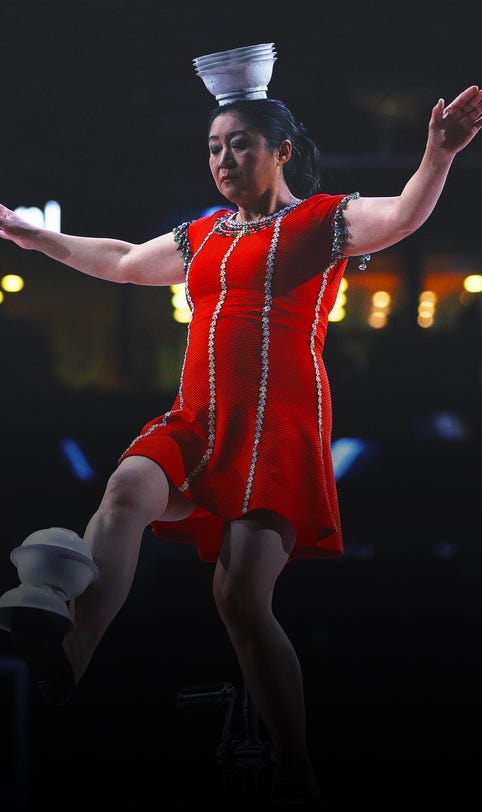 Popular Unicycle Performer Red Panda Injured at Halftime of WNBA game