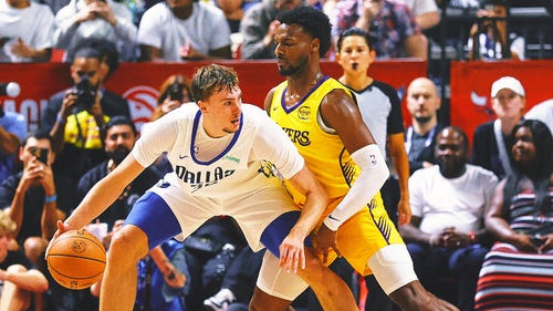 NBA Trending Image: Cooper Flagg Makes Professional Debut at NBA Summer League vs. Bronny James
