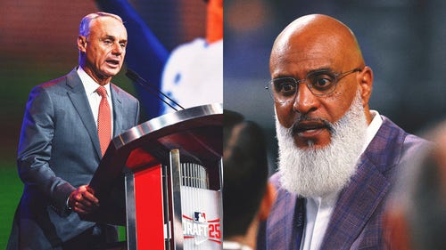 NEW YORK YANKEES Trending Image: MLB Salary Cap? Lockout? Rob Manfred, MLBPA's Tony Clark Talk Balance