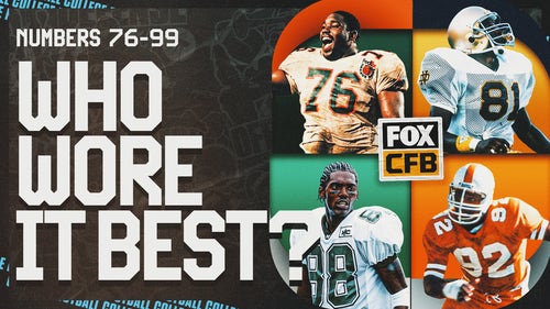 COLLEGE FOOTBALL Trending Image: Who Wore It Best? Greatest College Football Players by Jersey Number, 76-99