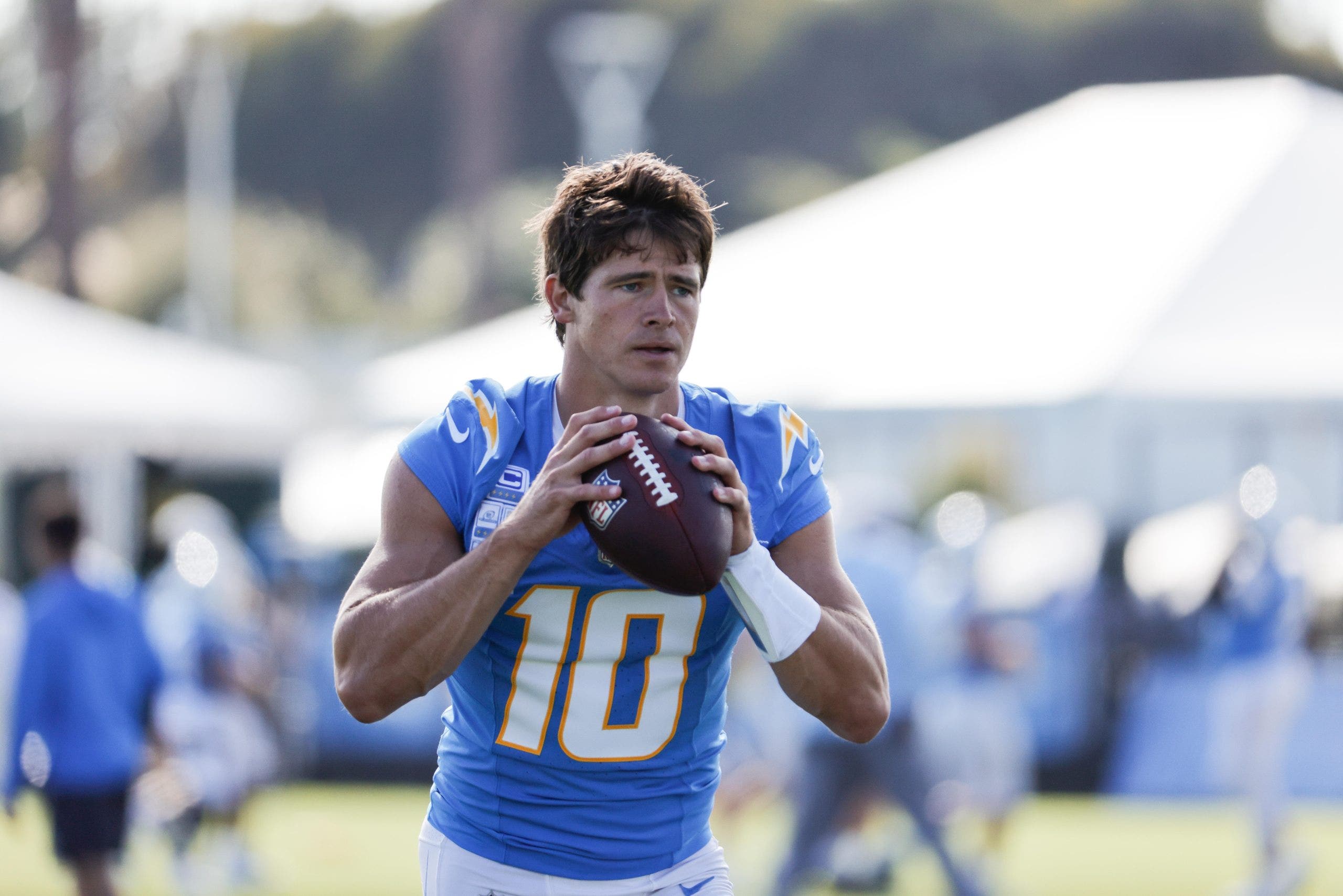 Justin Herbert is looking to help the Chargers get to the playoffs for a second straight year. (Photo by Jevone Moore/Icon Sportswire via Getty Images)
