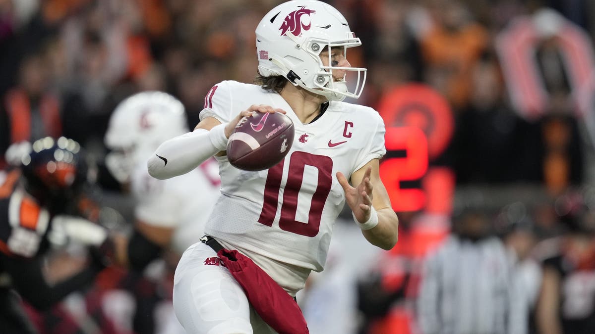 John Mateer posted 3,965 total yards and 44 combined touchdowns in 2024. (Photo by Soobum Im/Getty Images)