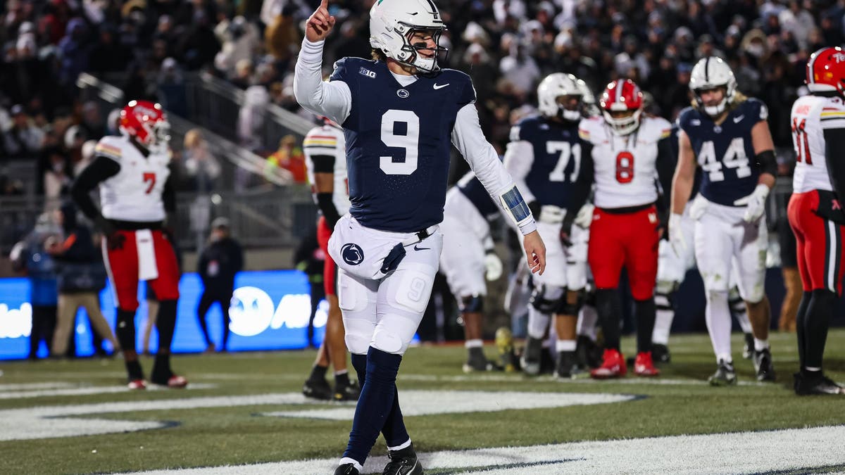 Former Penn State quarterback Beau Pribula might be Missouri's starting quarterback in 2025. (Photo by Scott Taetsch/Getty Images)