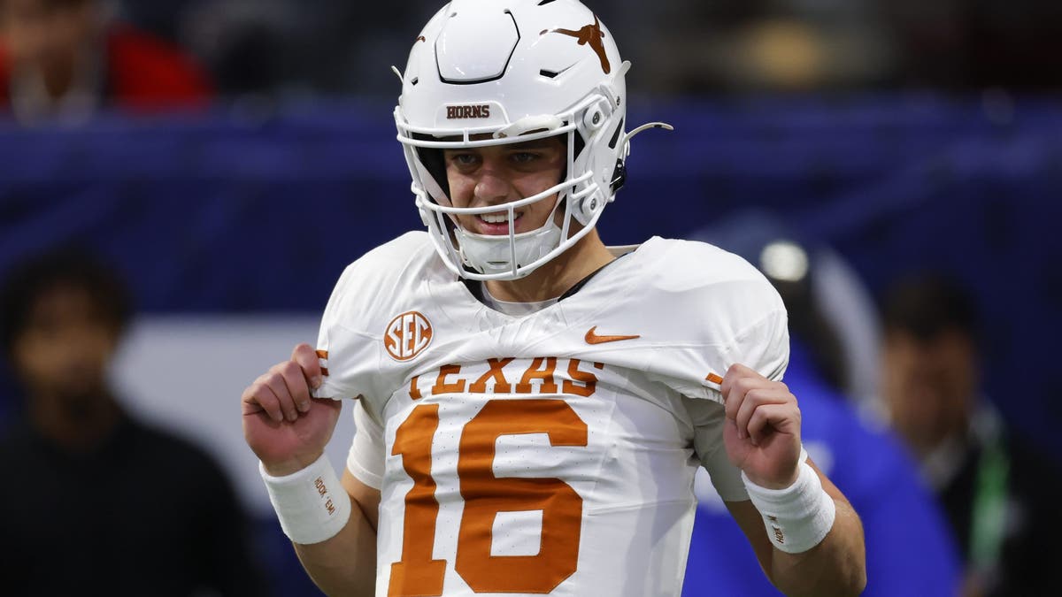 Manning has a chance to turn the potential he flashed into 2024 into serious production for Texas. (Photo by Todd Kirkland/Getty Images)