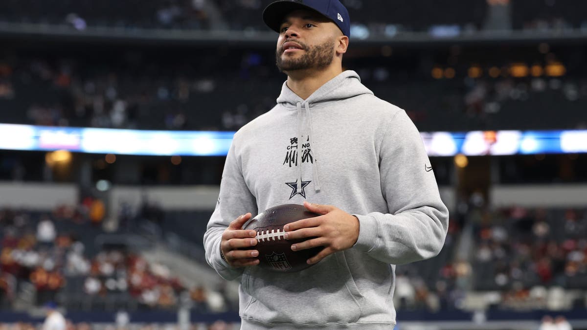 Dak Prescott missed the back half of the 2024 NFL season. (Photo by Sam Hodde/Getty Images)