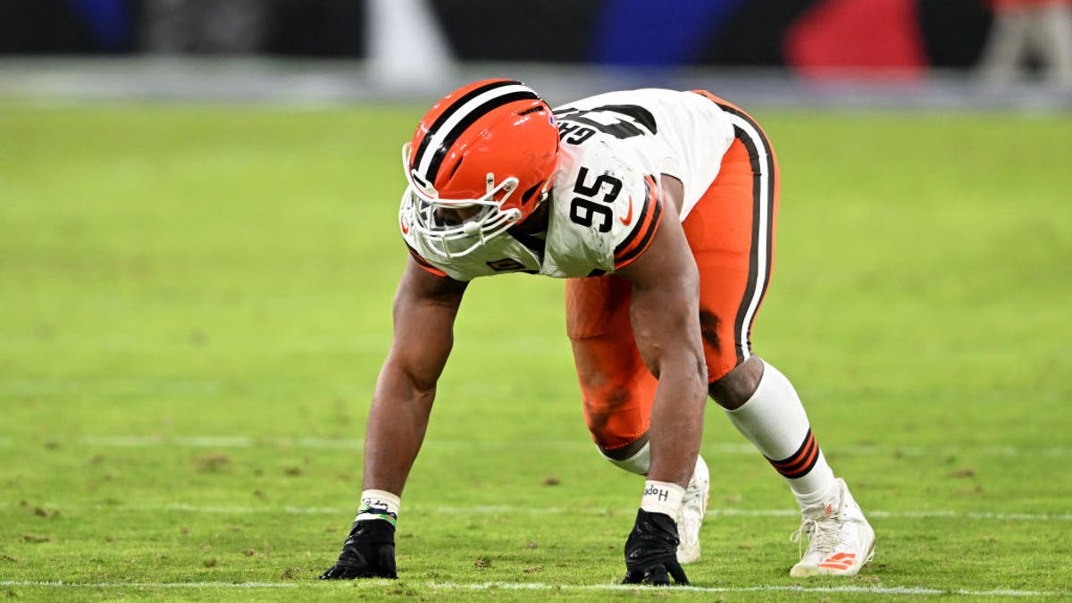 Myles Garrett totaled a league-leading 22 tackles for loss last season. (Photo by G Fiume/Getty Images)