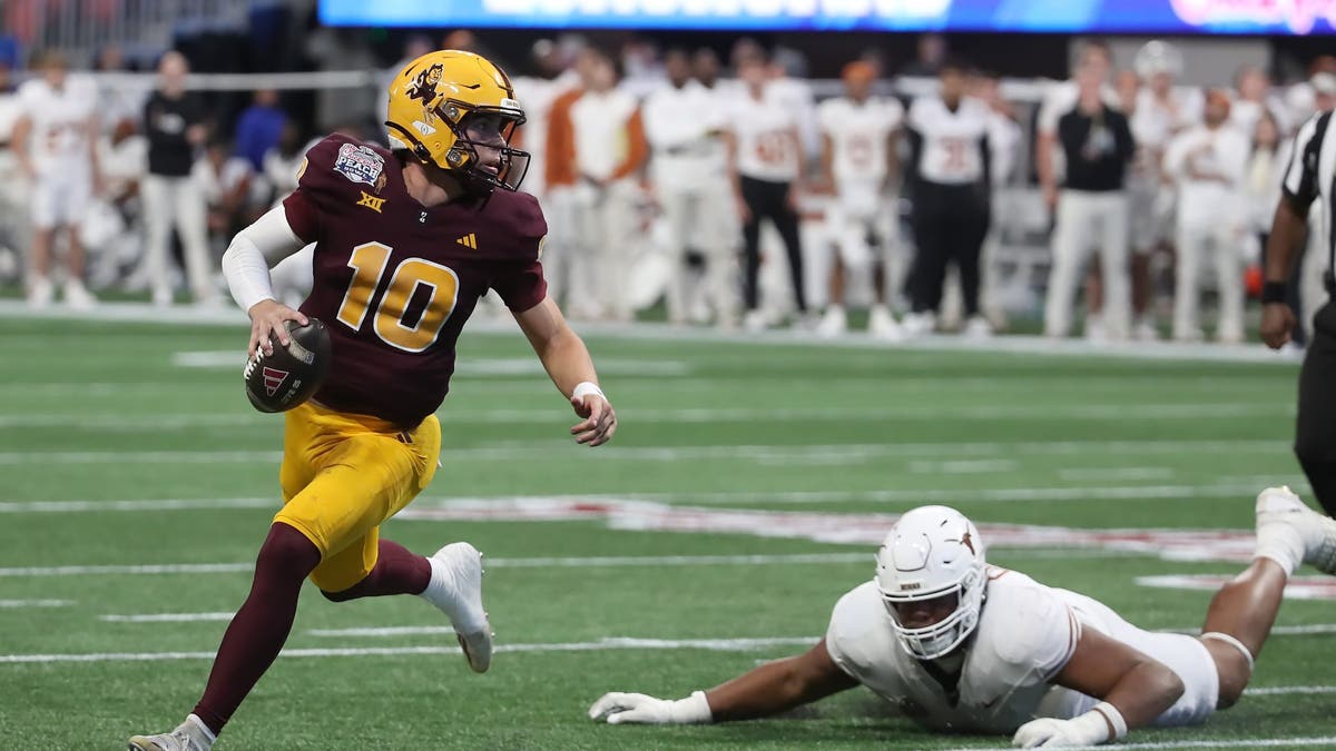Ball protection is important, but Leavitt has to throw more touchdowns to move up this list. (Photo by Bruce Yeung/Getty Images)