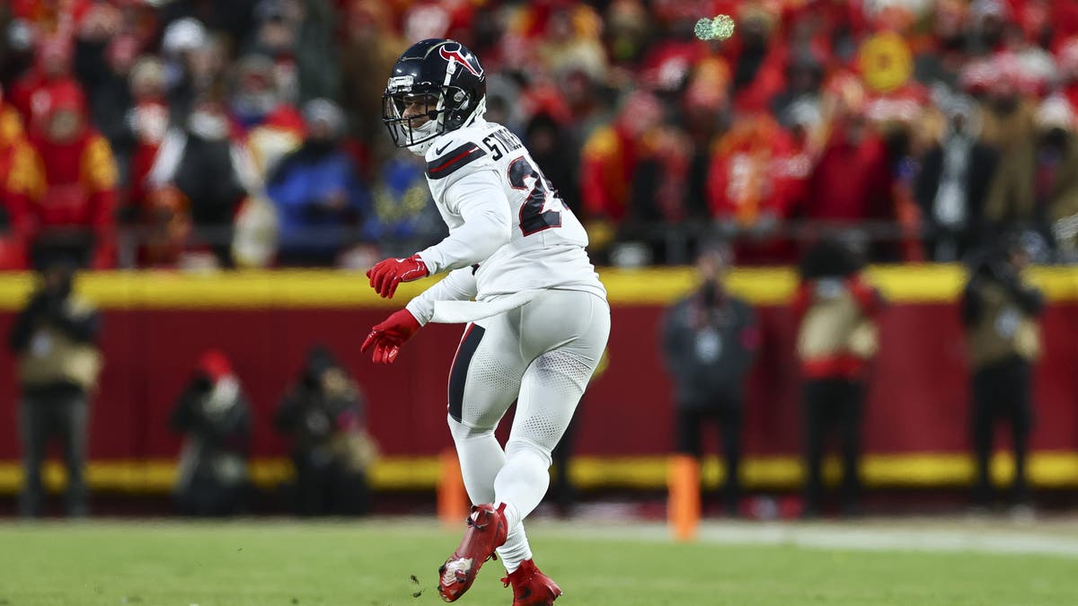 Derek Stingley Jr. has totaled five interceptions in each of the past five seasons. (Photo by Aaron M. Sprecher/Getty Images)
