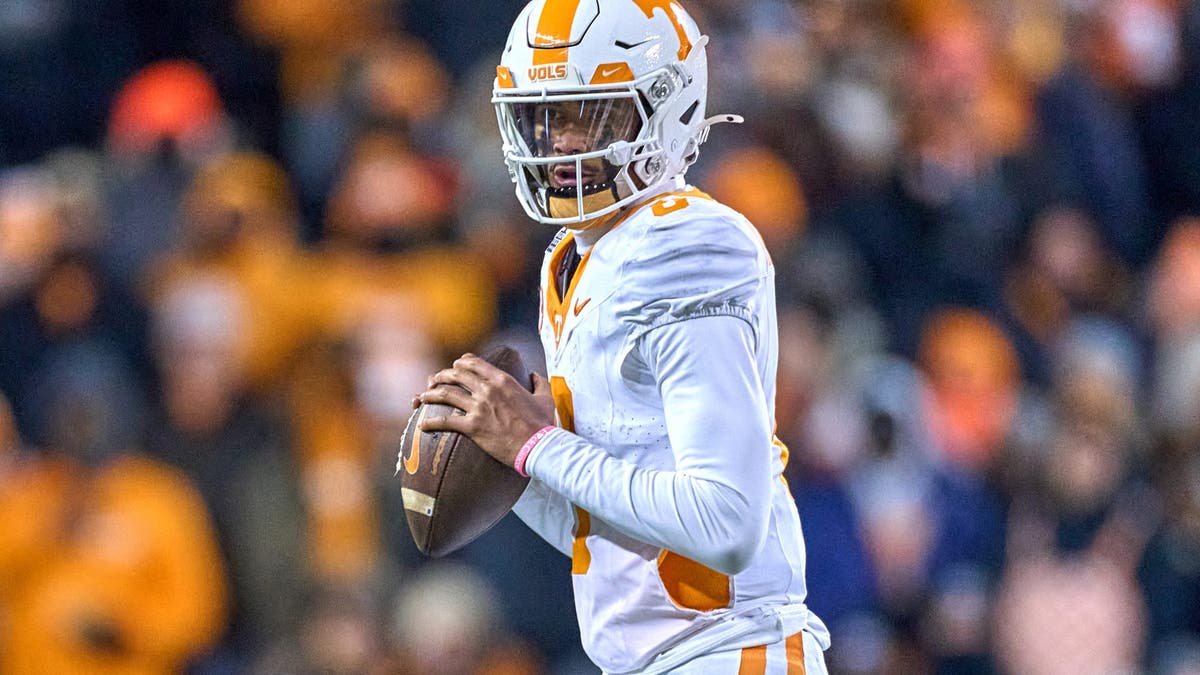 Nico Iamaleava helped lead Tennessee to the College Football Playoff in his first season as the team's starting quarterback. (Photo by Robin Alam/ISI Photos/Getty Images)