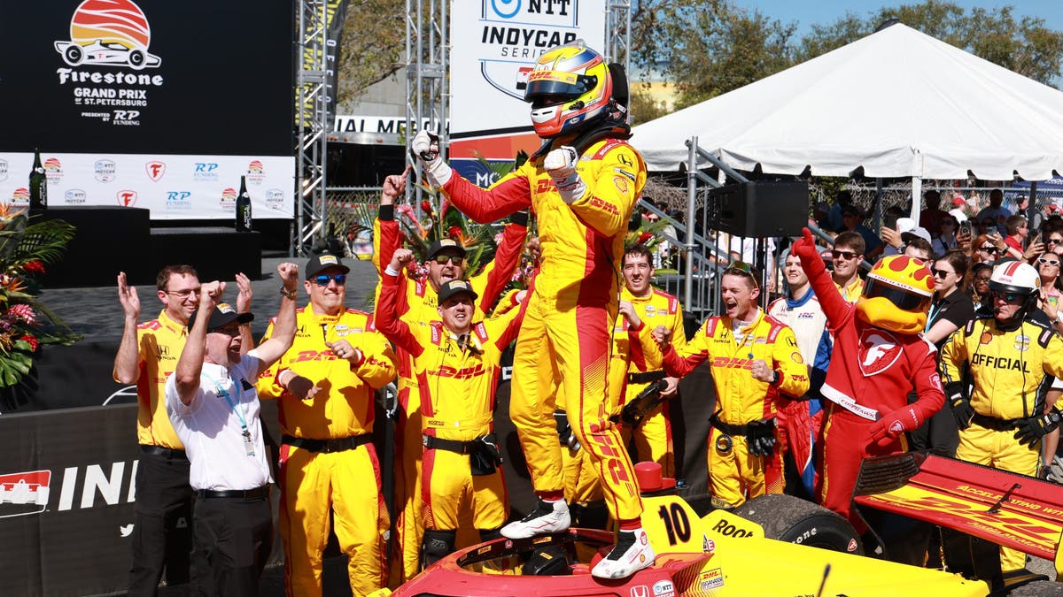 Alex Palou opened the season on a winning note at St. Petersburg.