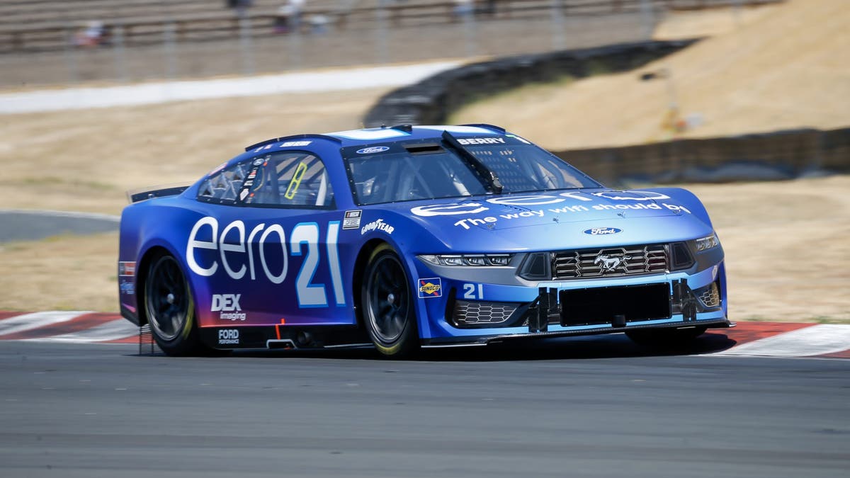 Josh Berry moves down the course during the qualifying session of the NASCAR Cup Series Toyota/Save Mart 350