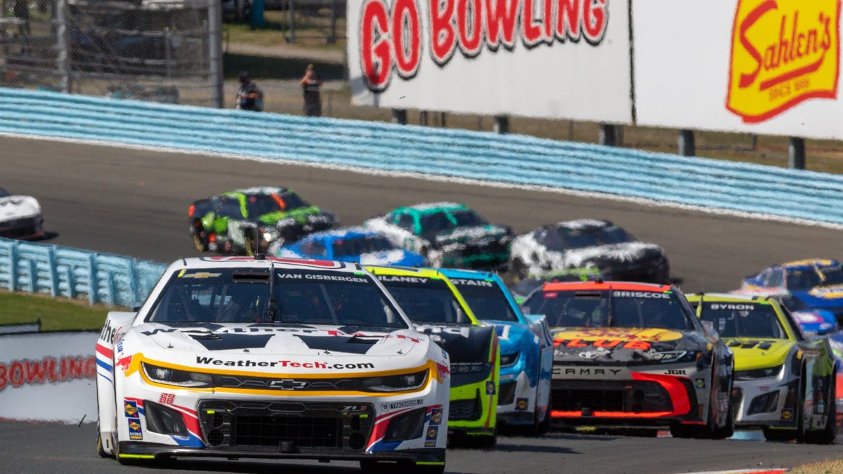 Cup Series drivers race at Watkins Glen in Aug. 2025