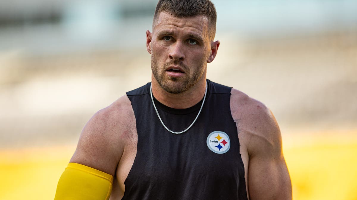 Steelers star T.J. Watt helped reset the market for pass rushers again this offseason. Can Trey Hendrickson match the salary he got? (Photo by Mark Alberti/Icon Sportswire via Getty Images)
