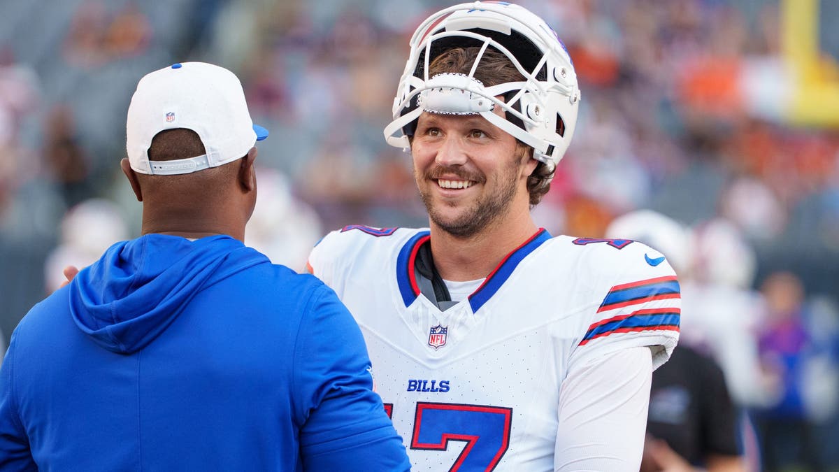 Josh Allen is looking to get the Bills over the hump after winning his first MVP in 2024. (Photo by Todd Rosenberg/Getty Images)