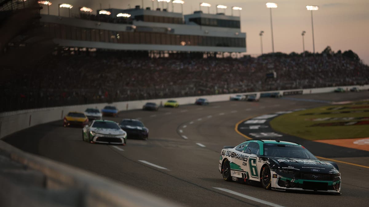 No. 6 Brad Keselowski drives during the race at Richmond