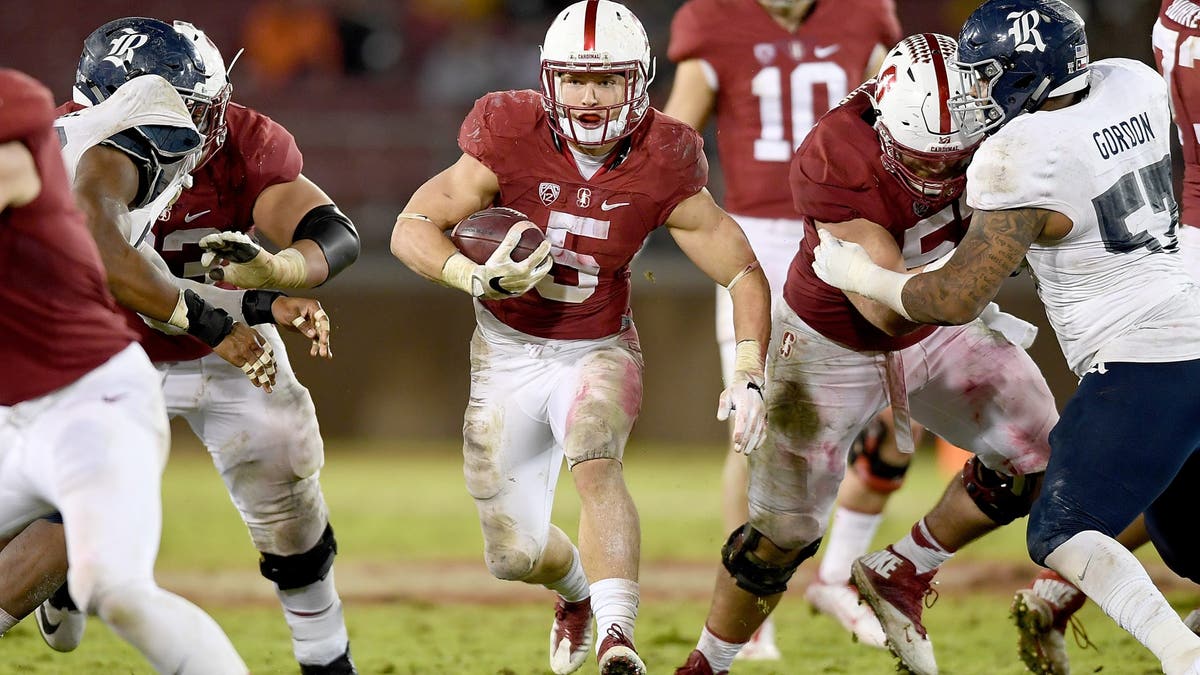 Christian McCaffrey's dominance at RB, WR and returner earned him the No. 1 spot on this list. (Photo by Thearon W. Henderson/Getty Images)