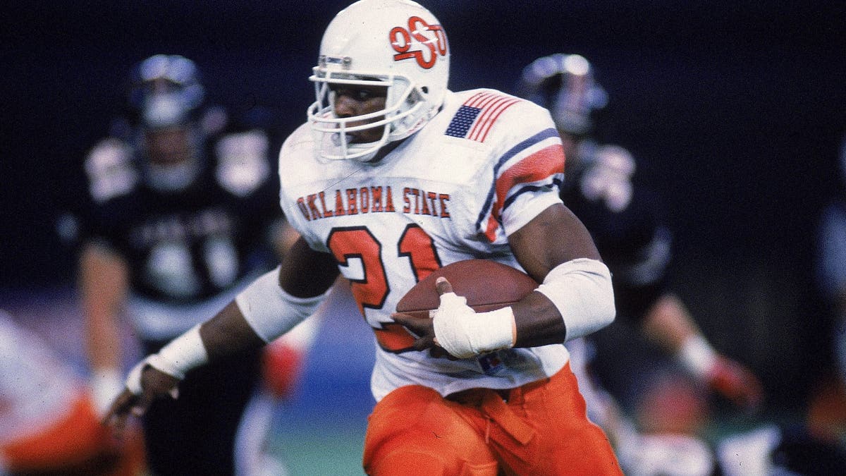 Barry Sanders arguably had the greatest season of all time in 1988. (Photo by Heinz Kluetmeier /Sports Illustrated via Getty Images)