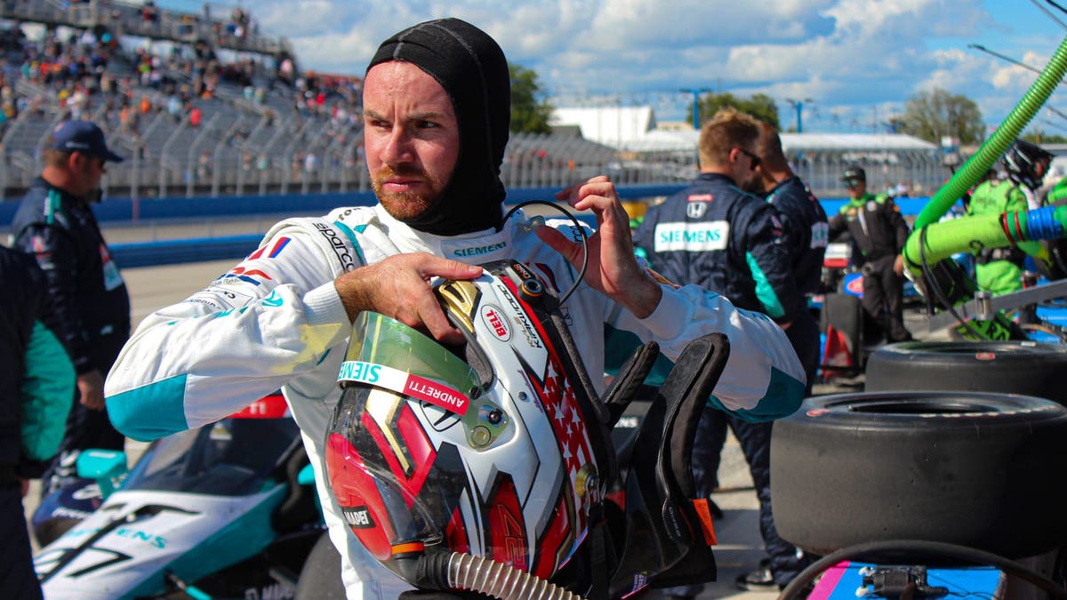 Kirkwood finished 12th in the race. His face tells you what he thinks about that. (Photo by Ed McGregor/FOX Sports)