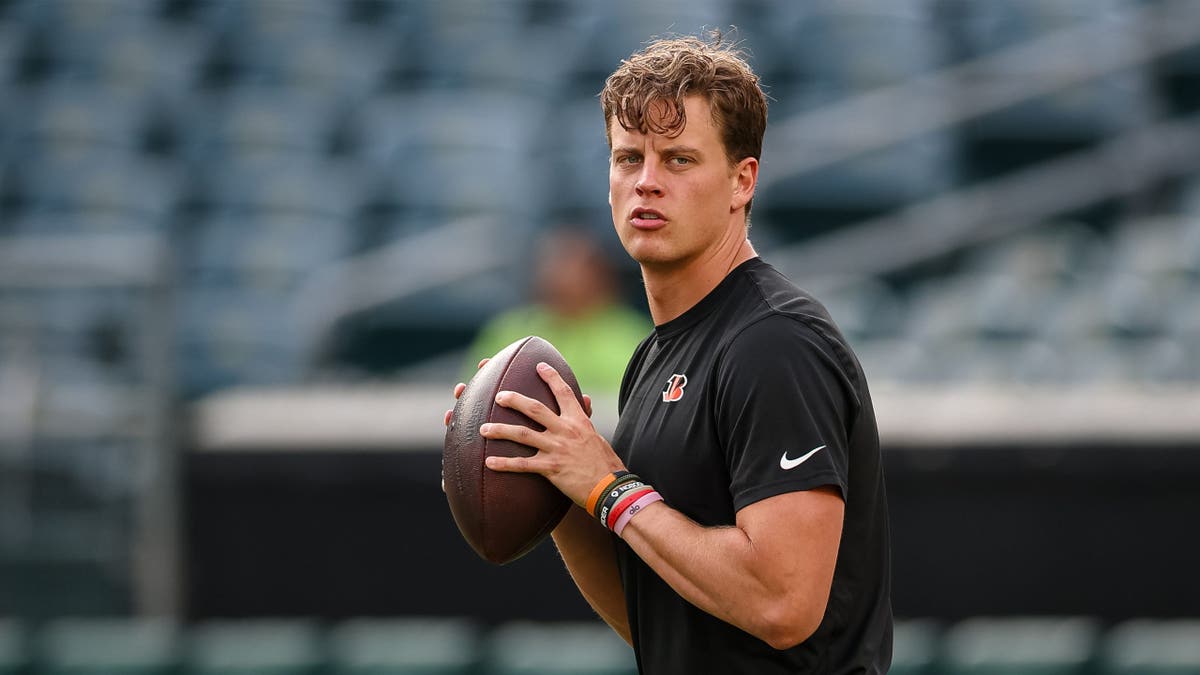 A better season from the Bengals could make Joe Burrow an MVP favorite. (Scott Taetsch/Getty Images)