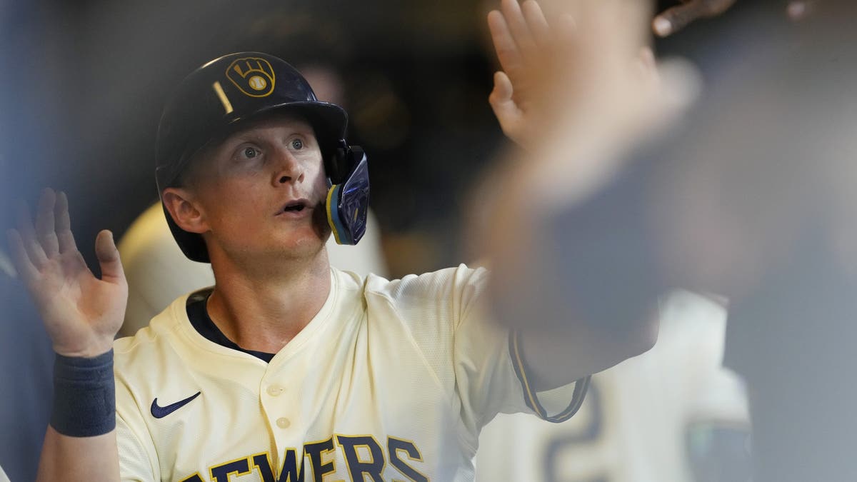 Andrew Vaughn is a surprise standout for the Brewers. (Photo by Patrick McDermott/Getty Images)