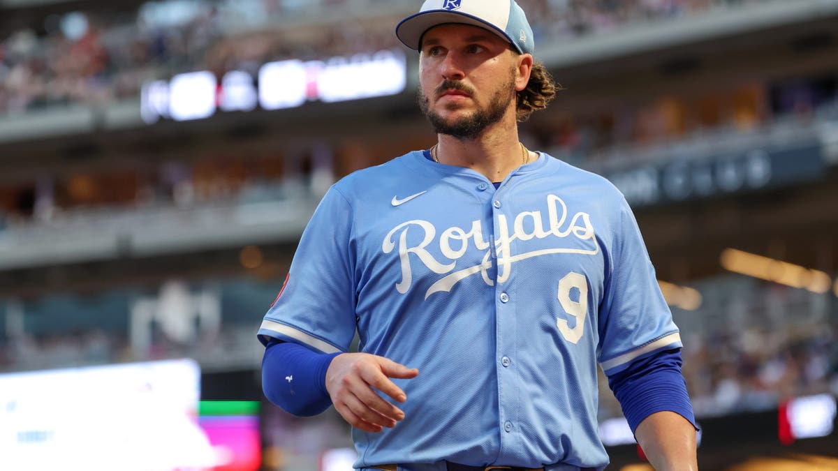 Vinnie Pasquantino has the Kansas City Royals within an earshot of an AL wild-card spot. (Photo by Steven Garcia/Getty Images)