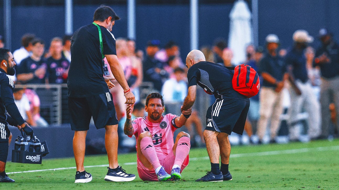 Lionel Messi Exits Inter Miami's League Cup With Apparent Leg Injury