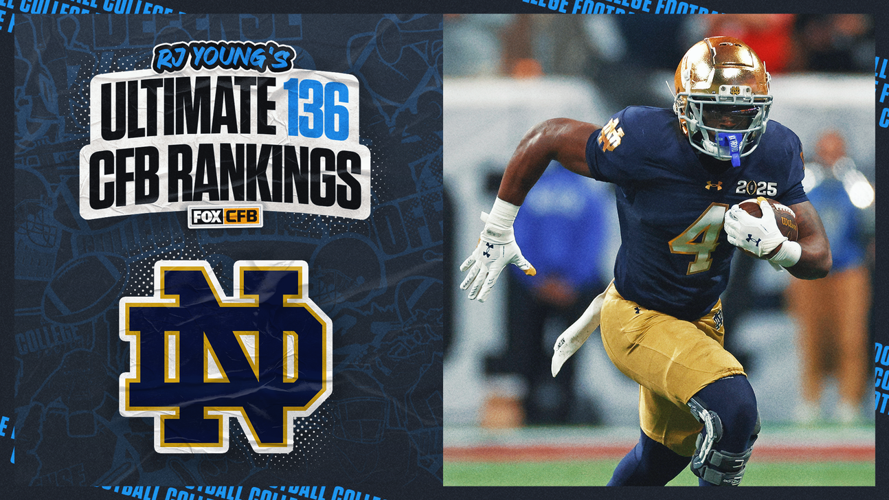 2025 Notre Dame Football Predictions: Fighting Irish Ranked 4th in RJ Young's Ultimate 136