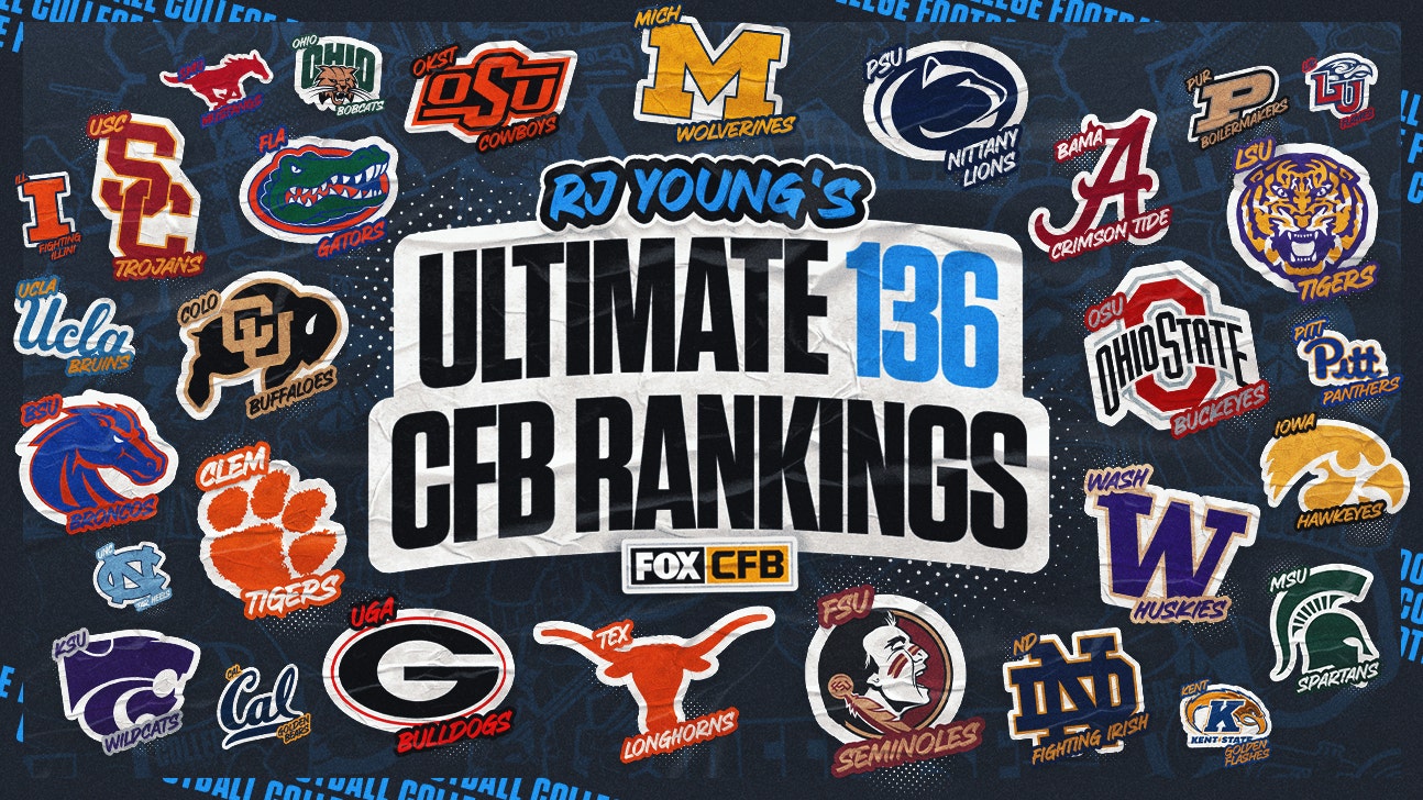 2025 College Football Rankings: RJ Young's Ultimate 136