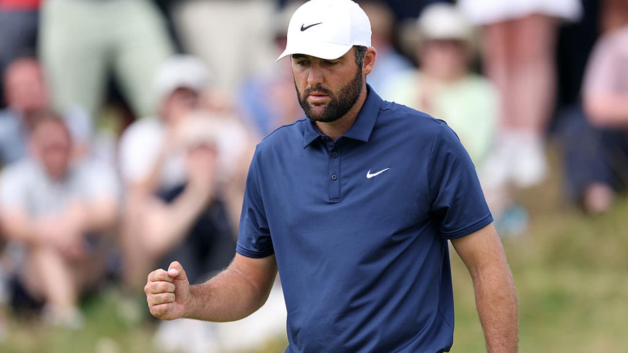 scottie scheffler fist pump