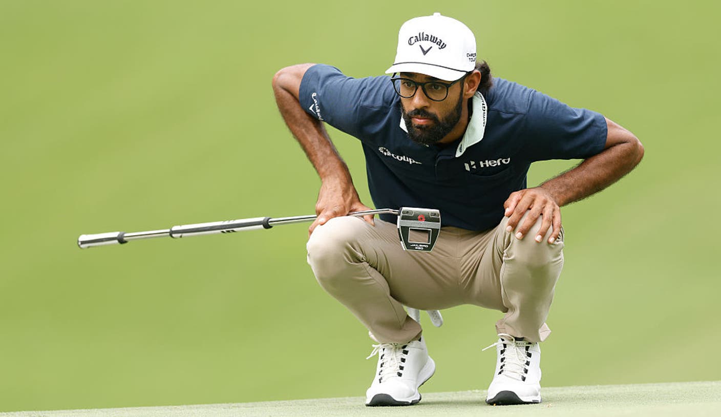 Akshay Bhatia leading the championship