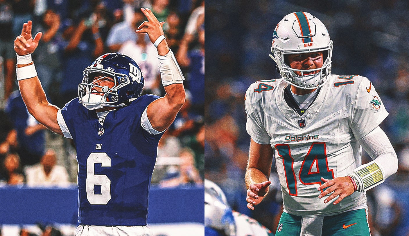 Rookie QB Inventory Watch: Giants’ Jaxson Dart, Dolphins’ Quinn Ewers Win Week 2