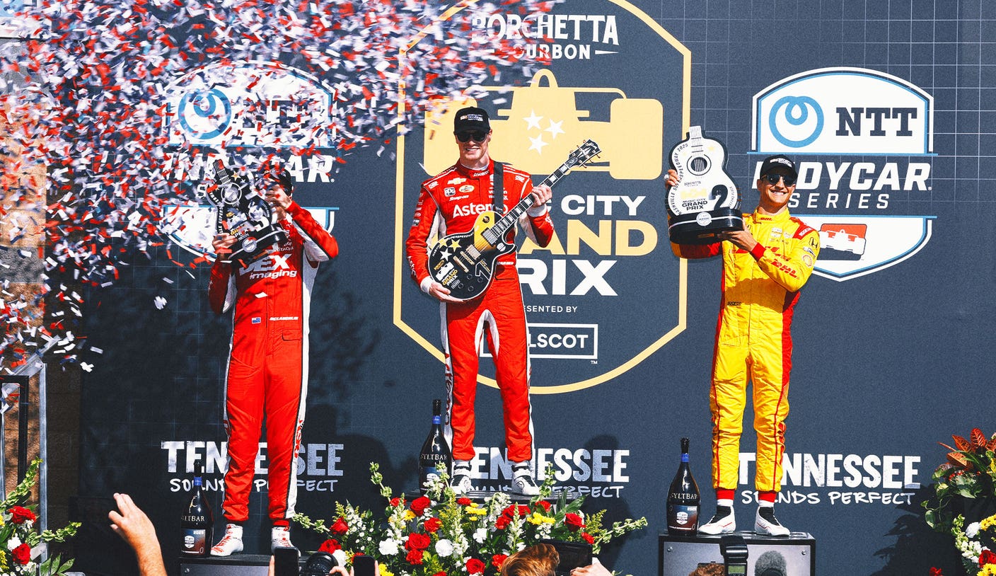 Josef Newgarden Salvages Season With Nashville Victory … Sorta