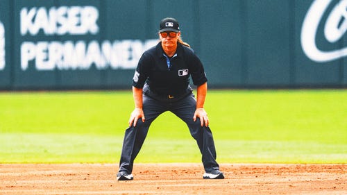 ATLANTA BRAVES Trending Image: Jen Pawol Breaks MLB Gender Barrier as 1st Female Umpire in Regular-Season Game