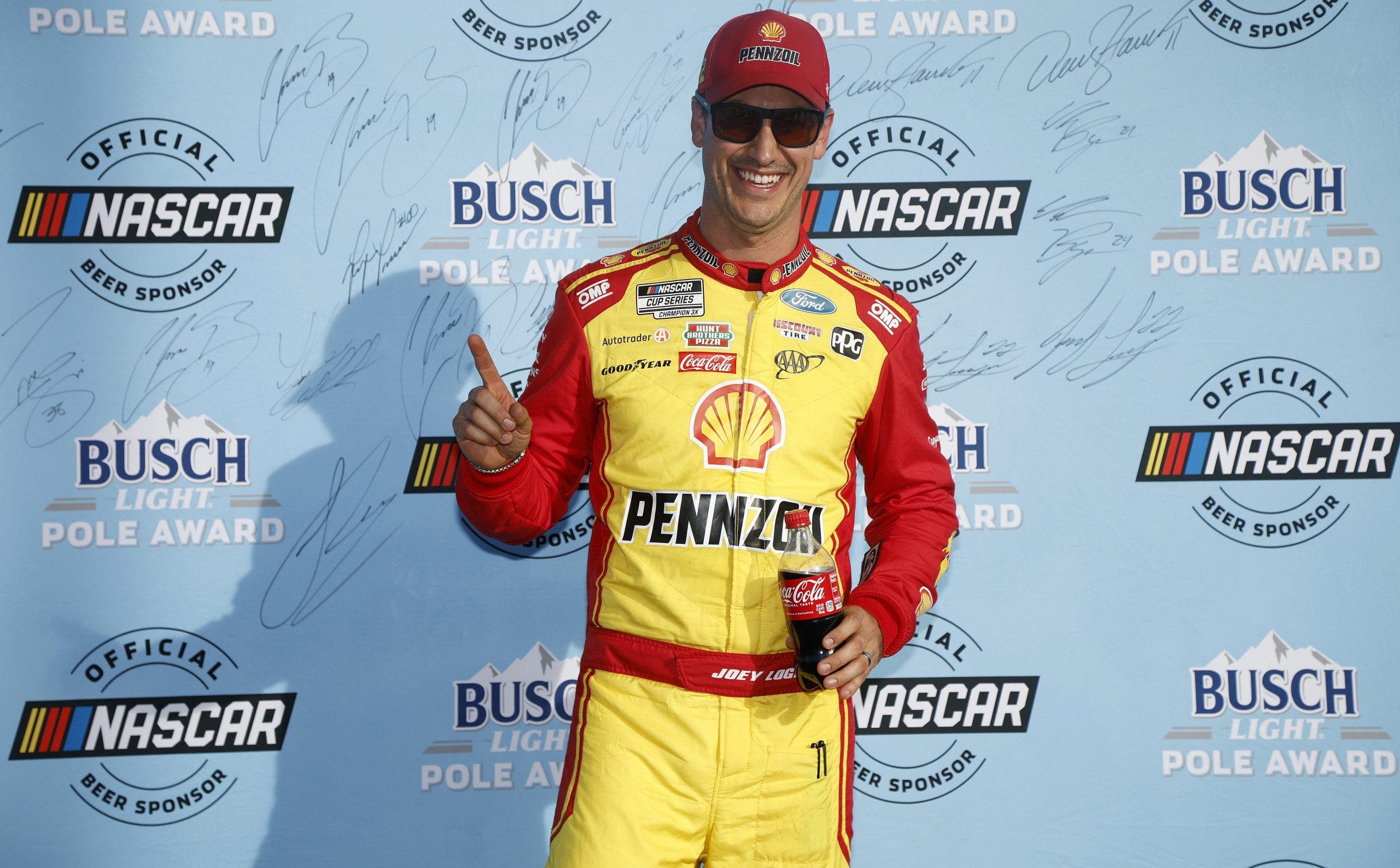 Joey Logano won the pole for New Hampshire on Saturday.