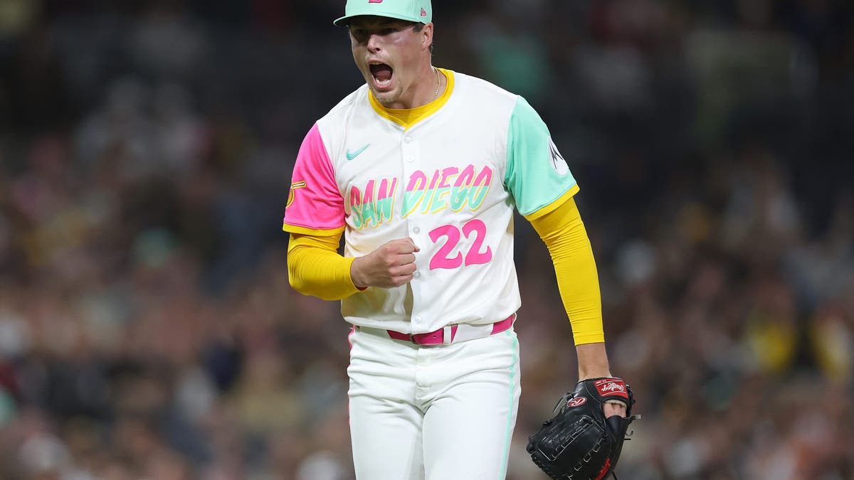 With reliever Mason Miller, the Padres have balanced a potent lineup with a stronger bullpen. (Photo by Sean M. Haffey/Getty Images)