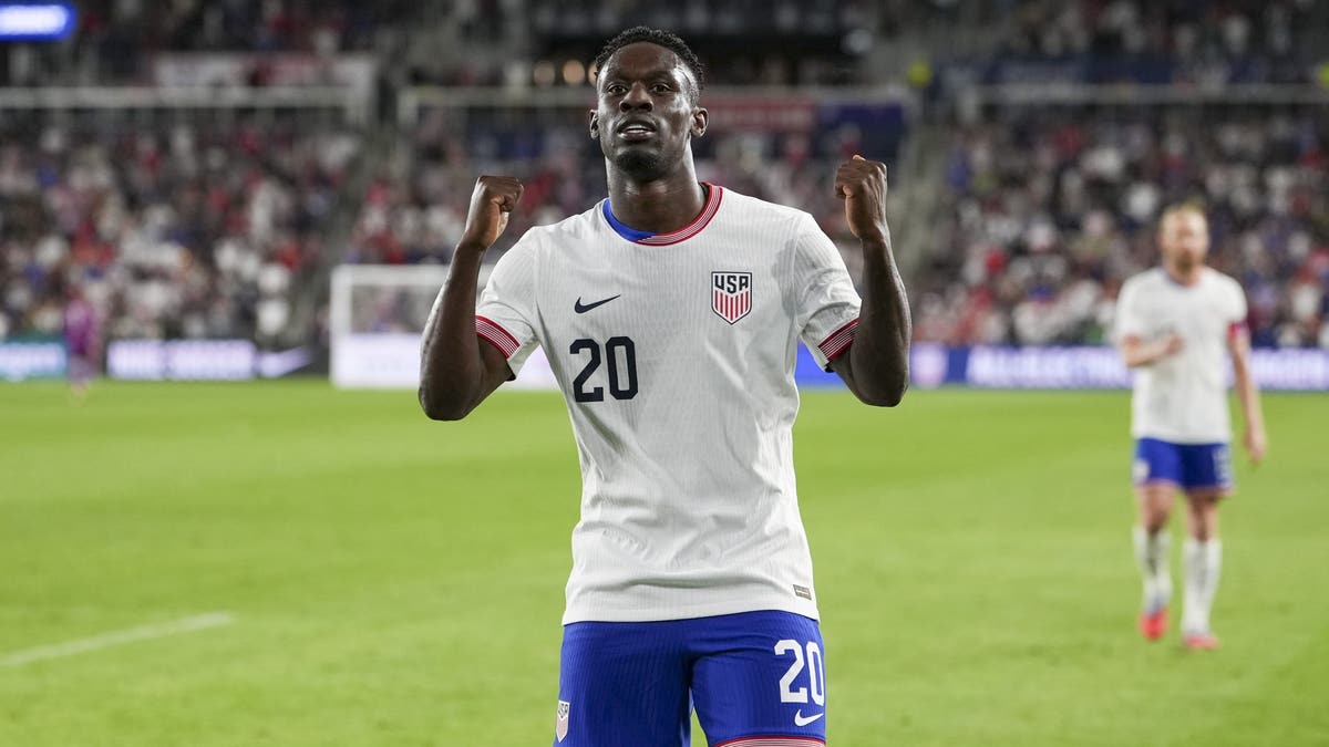 Folarin Balogun looked strong up top for the USMNT. (Photo by Robin Alam/ISI Photos/ISI Photos via Getty Images)