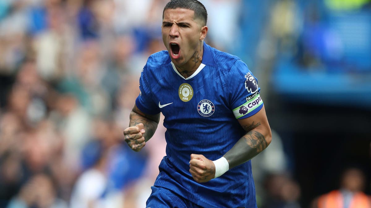 Enzo Fernandez is now a steady stalwart at Chelsea side that is never lacking in constant change. (Photo by Crystal Pix/MB Media/Getty Images)