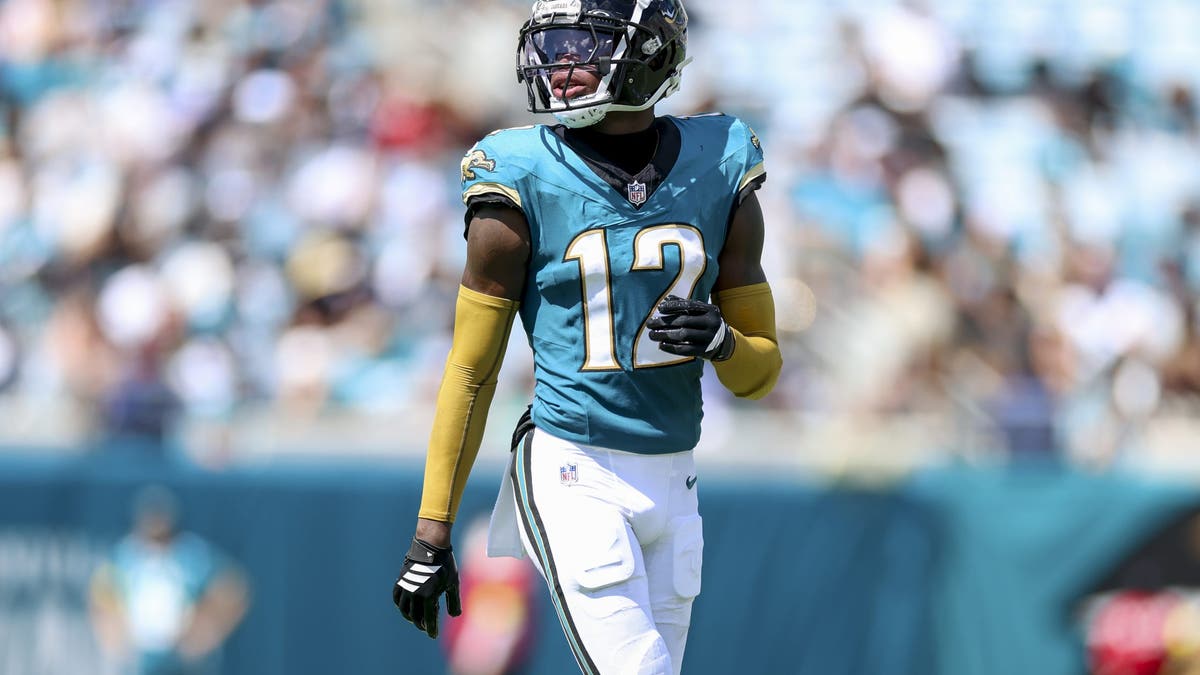 The Jaguars have yet to fully unleash rookie Travis Hunter on both sides of the ball, which has made for an unremarkable start to his promising career. (Photo by Logan Bowles/Getty Images)