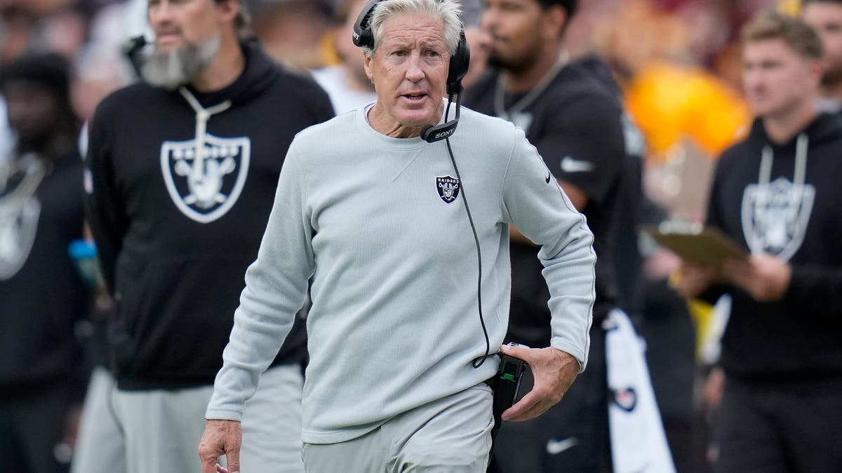 Pete Carroll is seeing that the reclamation project that is the Raiders might be bigger than he anticipated. (Photo by Jess Rapfogel/Getty Images)