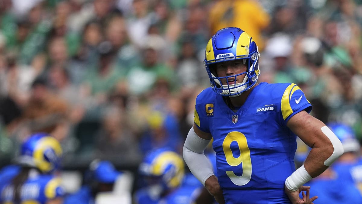 Matthew Stafford has been mostly excellent this season, but a bad second half in Week 3 prevented the Rams from putting the Eagles away. (Photo by Mitchell Leff/Getty Images)