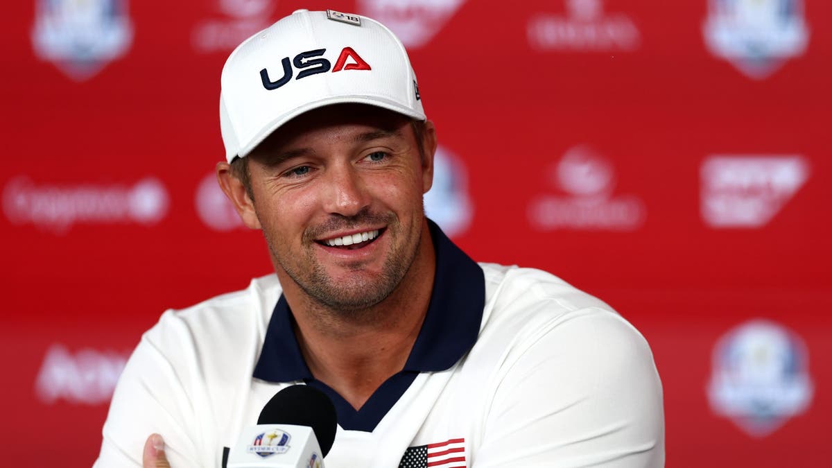 Bryson DeChambeau is all smiles ahead of the 2025 Ryder Cup.